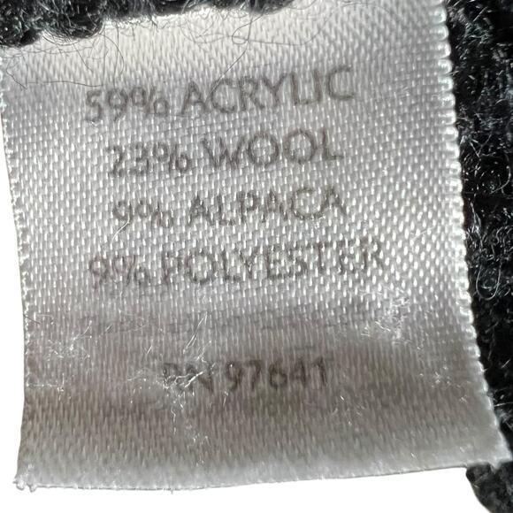 J Jill Black Textured Knit Sleeveless Vest Size XL - Picture 6 of 8